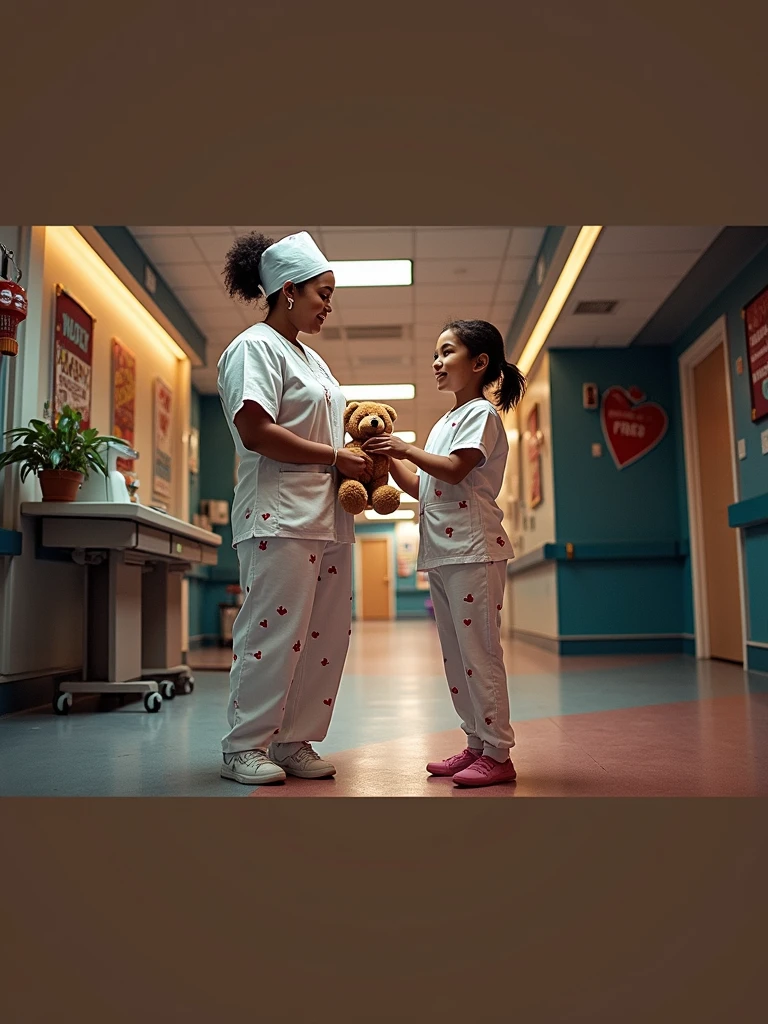 Woman in a nurse's uniform