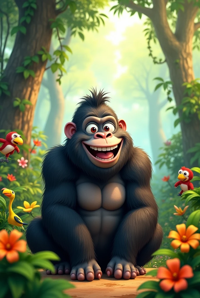 Gorilla cartoon