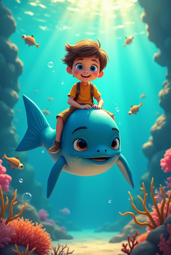 Cartoon for kids about Jonas and the giant fish