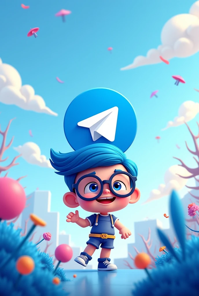 Best dp for telegram logo and 1 boy and MemFi toon dpz with telegram background