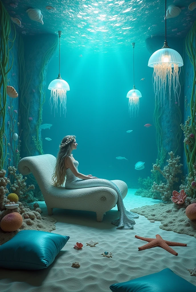 Create a room with a mermaid theme