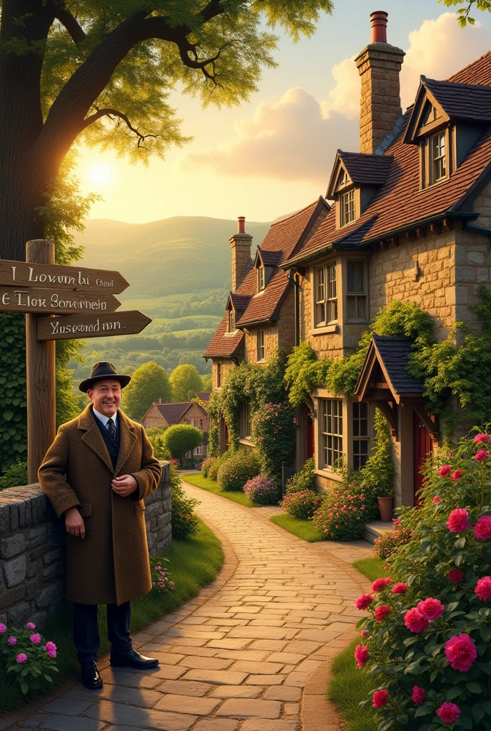 A concluding image for a slide about England 