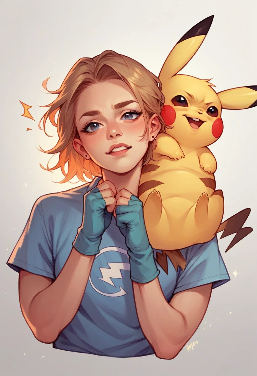 Ultra realistic photo of Pikachu crying