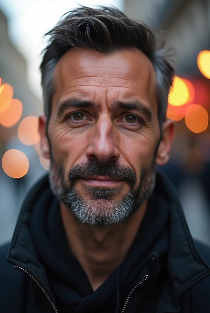 Homme blanc barbe de 40 ansultra réalistique pour photo de profil