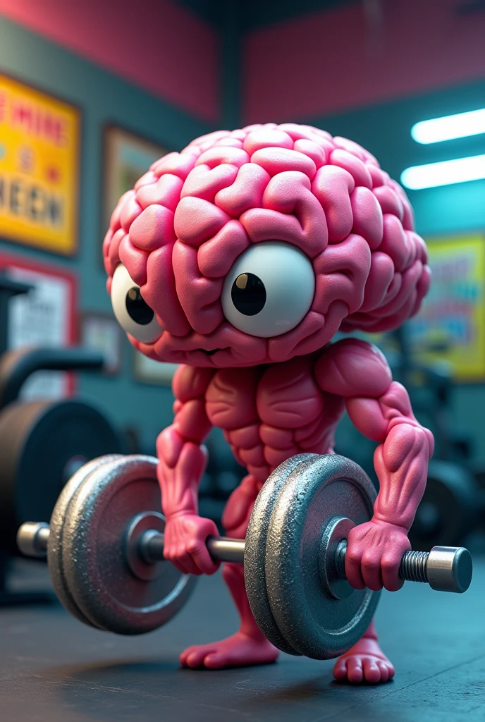 Brain lifting weights