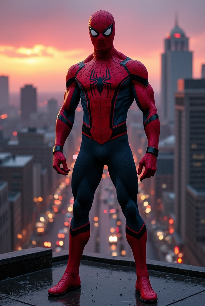 A new realistic strong spider man