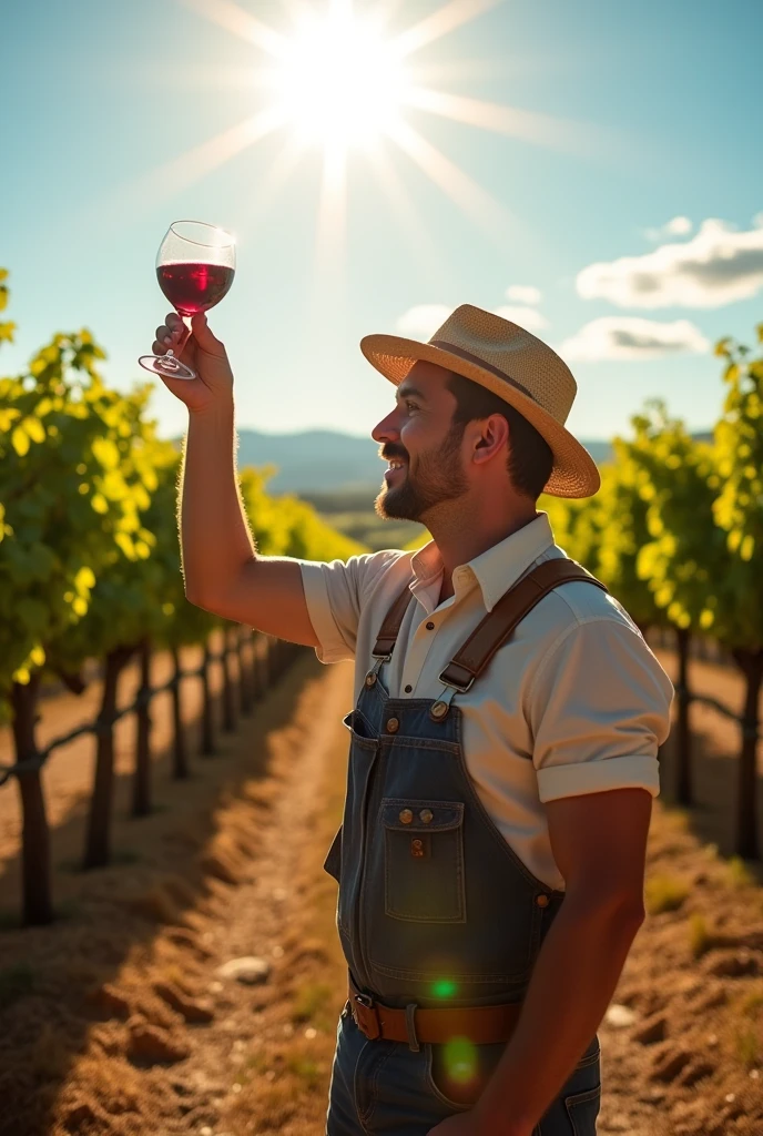 Écrire " boire un canon pour sauver un vigneron "