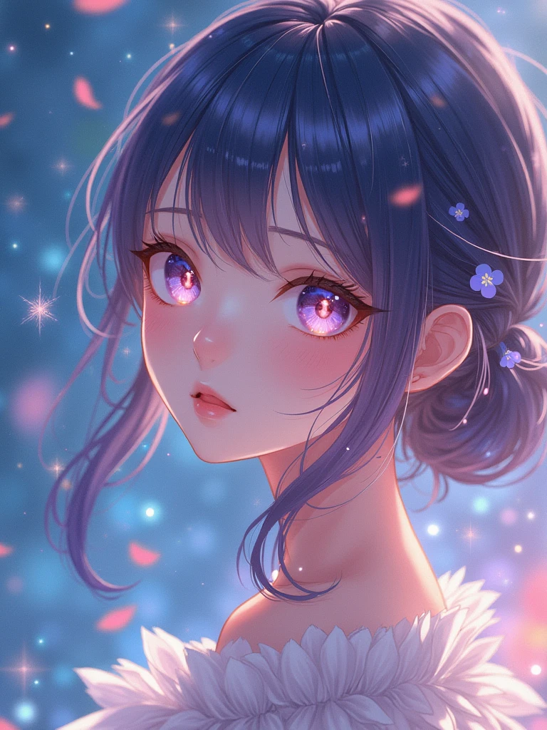pretty girl, 1 girl, pretty face, pretty eyes, attractive eyes, close up, highest quality, fantasy, anime version,
