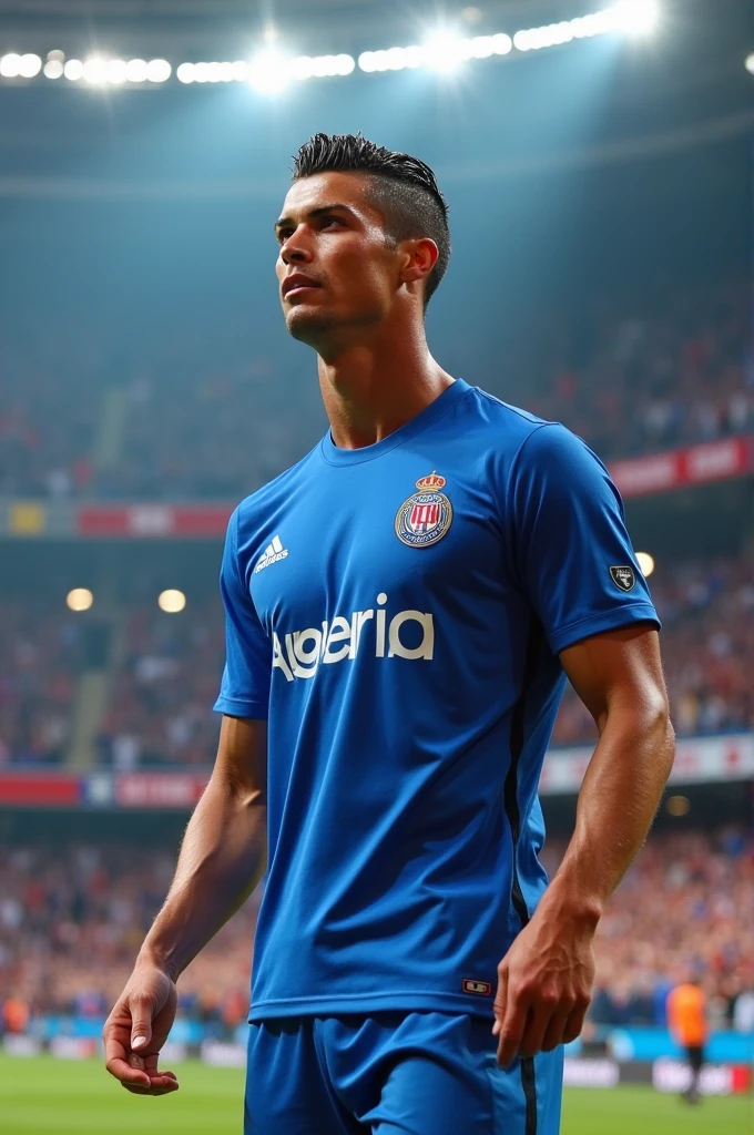 Ronaldo with auxerre t-shirt 