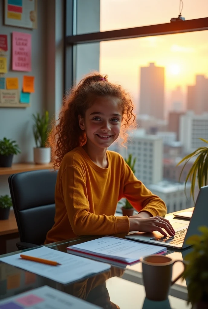 An entrepreneur cover for a girl