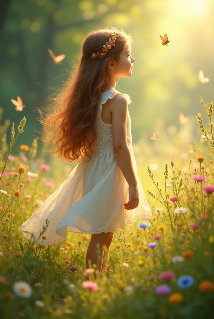 A girl without clothes