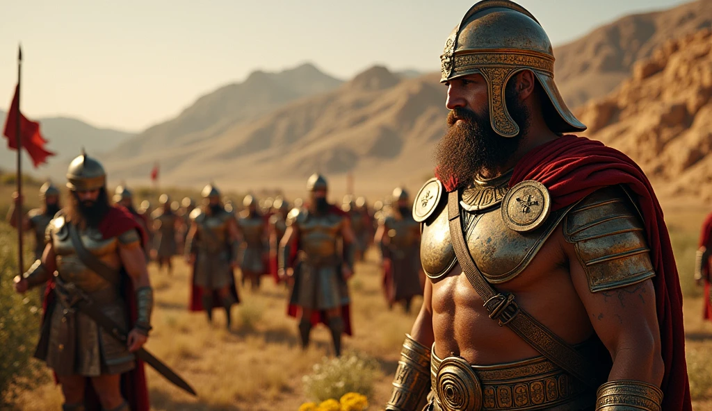 The Philistines were encamped at Soco, a city of Judah, ready to face the Israelites in battle,