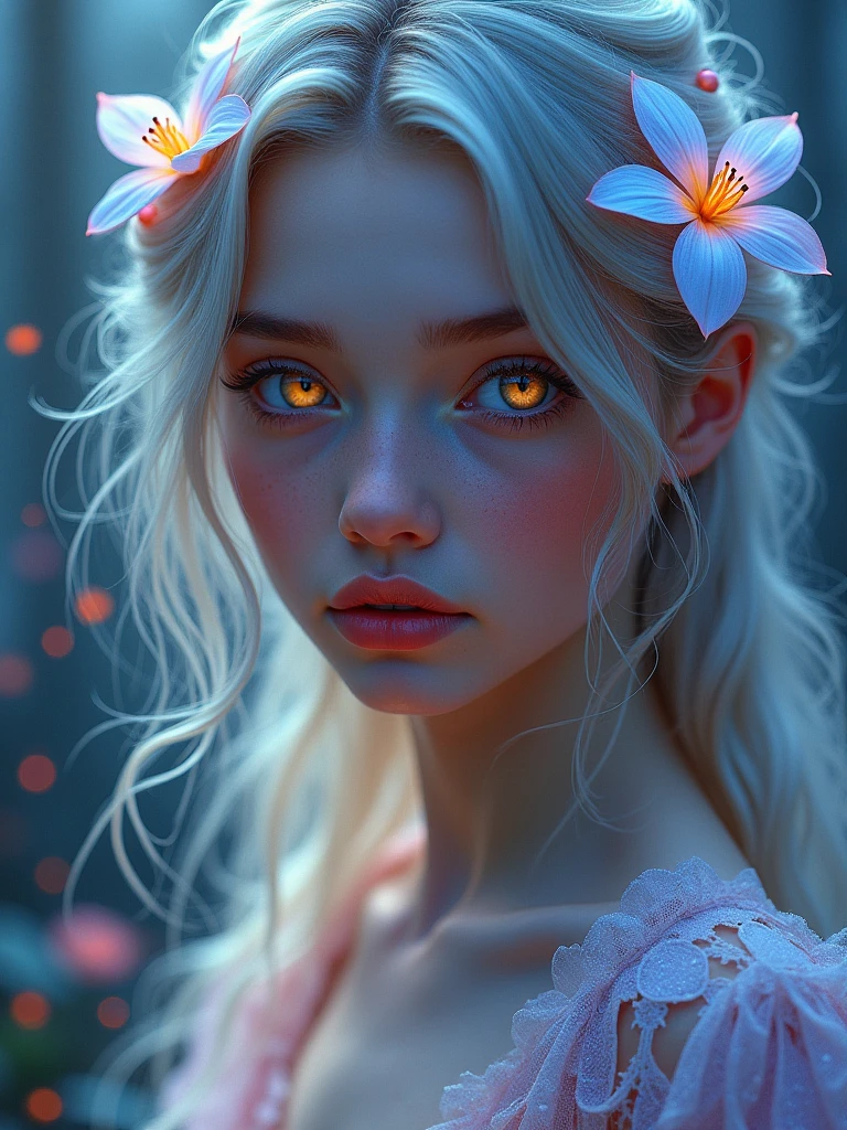 pretty girl, 1 girl, pretty face, pretty eyes, attractive eyes, close up, highest quality, fantasy, non-realistic