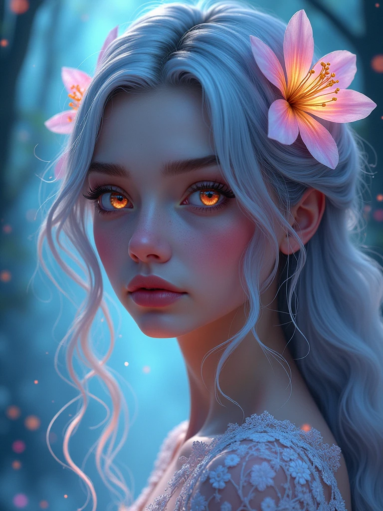 pretty girl, 1 girl, pretty face, pretty eyes, attractive eyes, close up, highest quality, fantasy, non-realistic