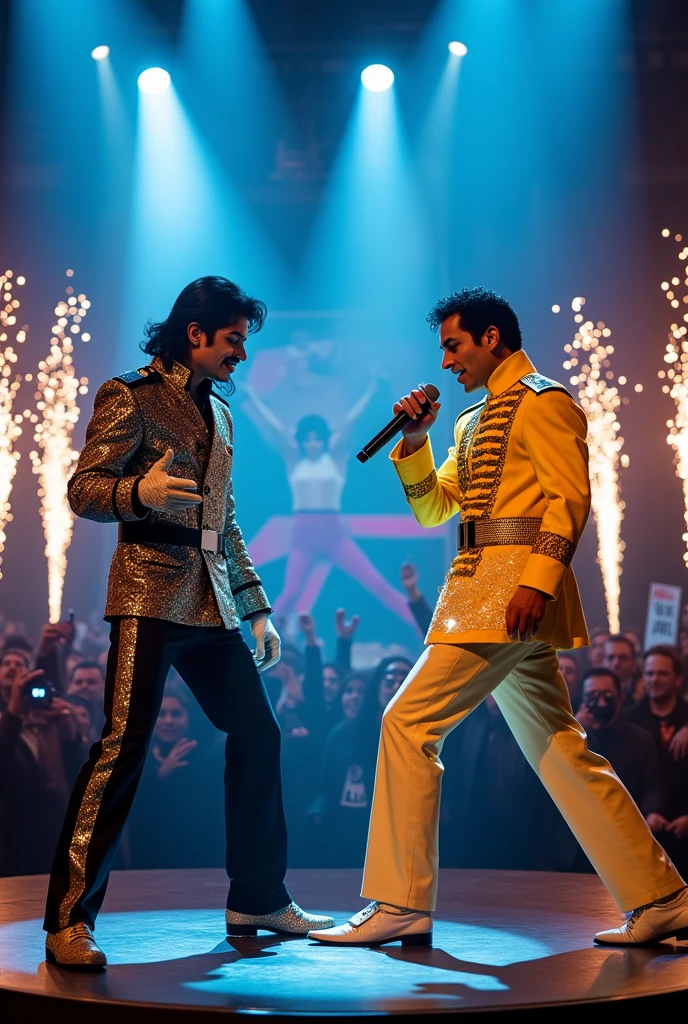 Michael jackson  y freddie  mercury 
