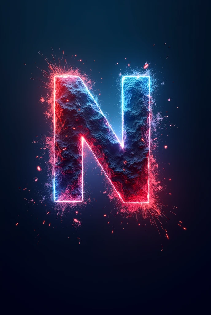 YouTube profile picture based on gaming, specifically shooter games, as the foundation of the channel's theme - the letter N. 