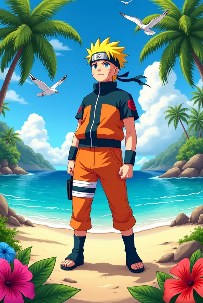 Naruto on the island