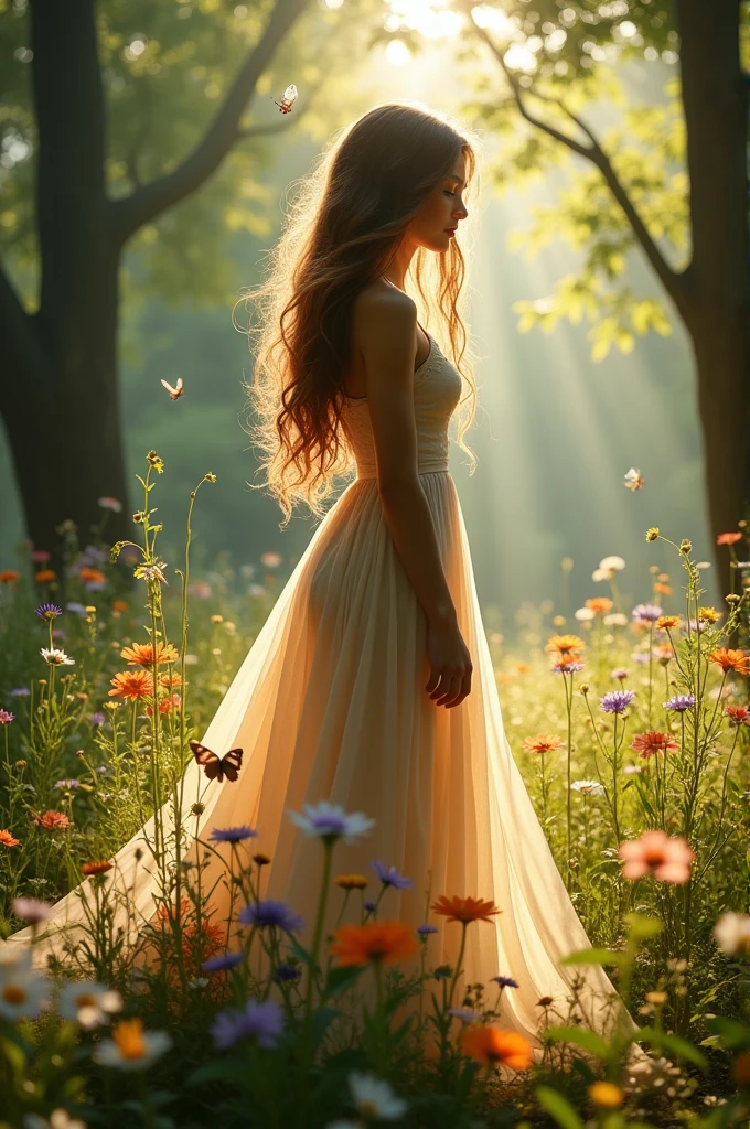 Beutiful girl with nacked body