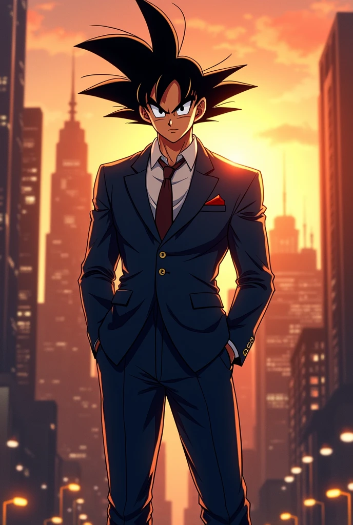 Goku in a suit