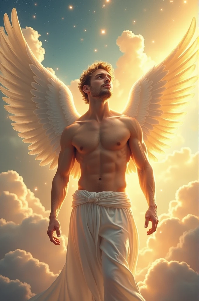 Shirtless angel