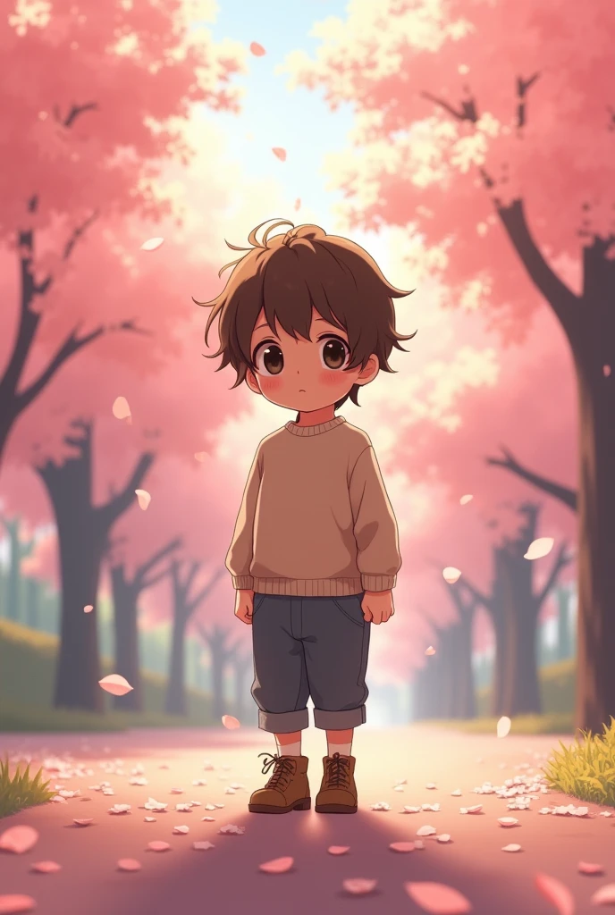 Appearance: 1 old teenager,70 tall, brown hair and dark eyes, simple clothes and a timid, cold expression.
art style: アニメ