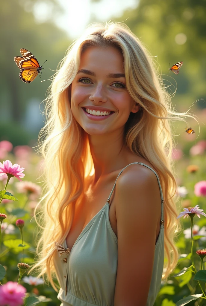 23 year old young blonde women with big brown eyes