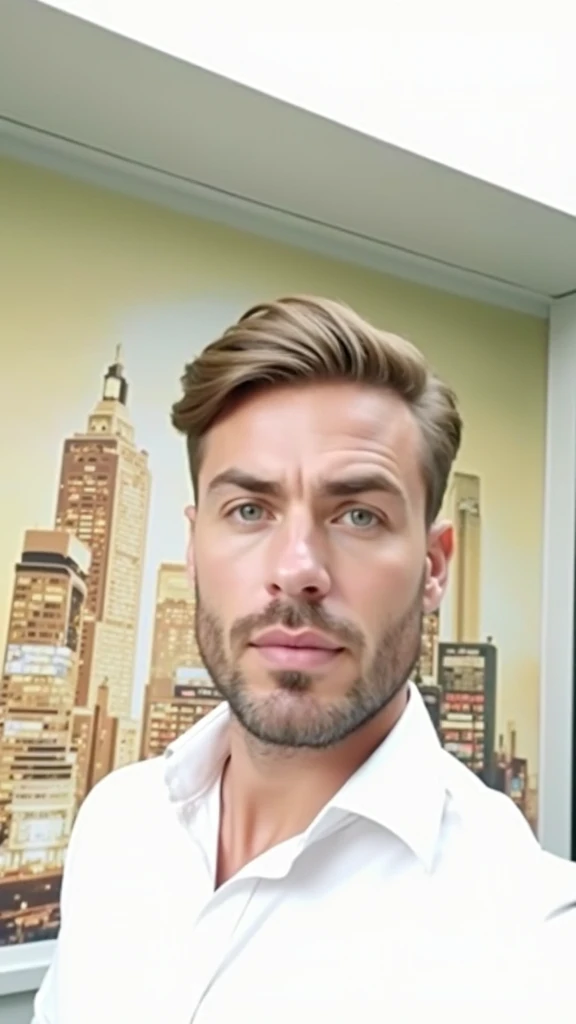 Create a pic of handsome Man uaing this photo features