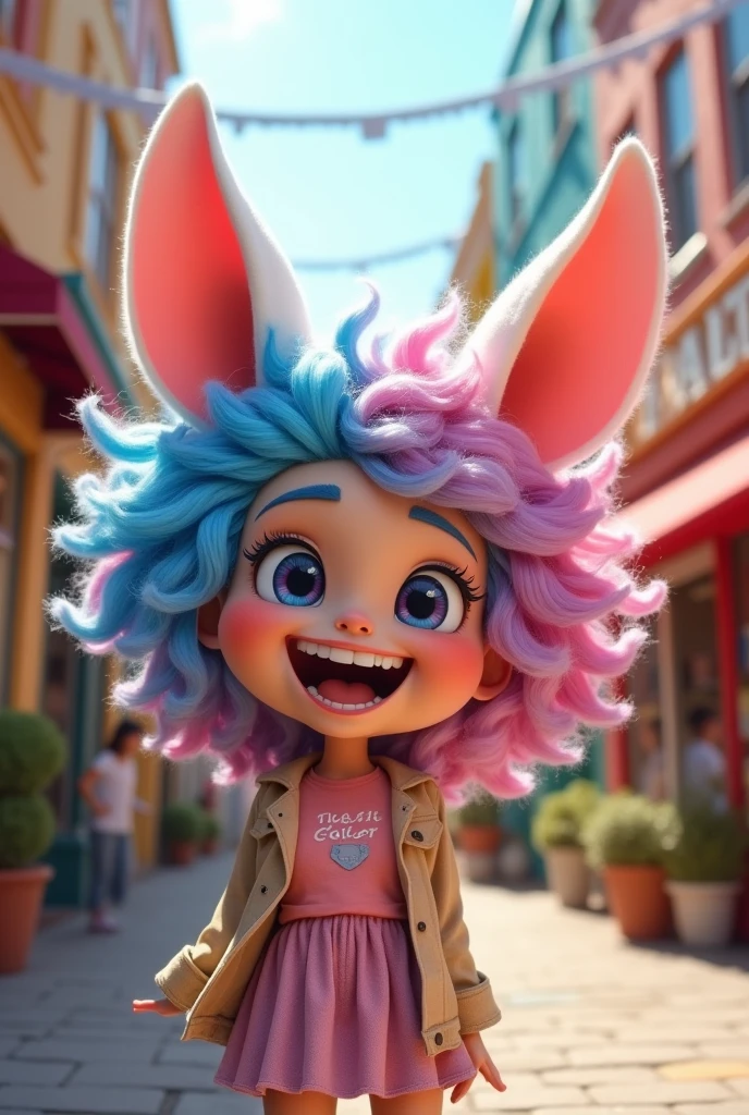 


An Instagram character with big ears, prominent front teeth, and curly hair