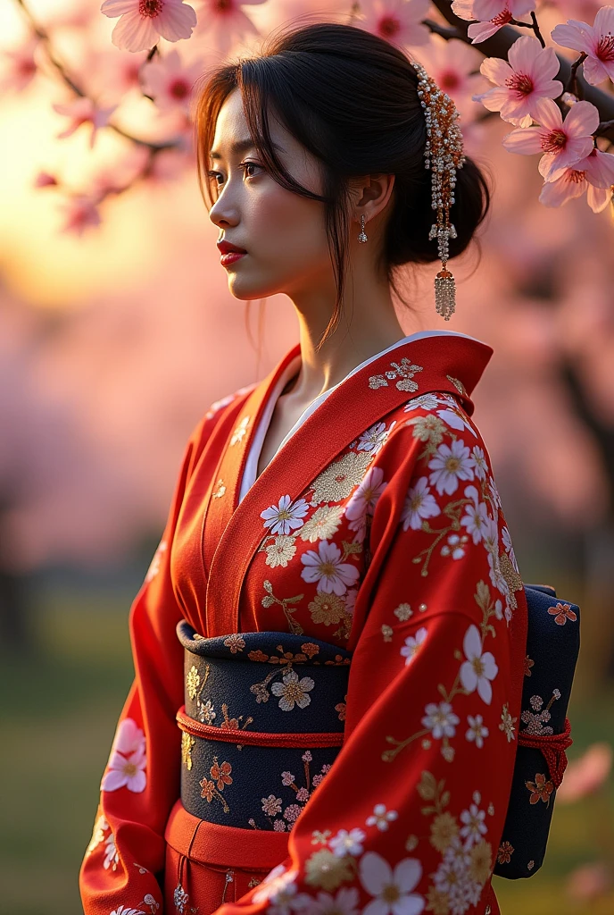 Breasts sticking out from the yukata