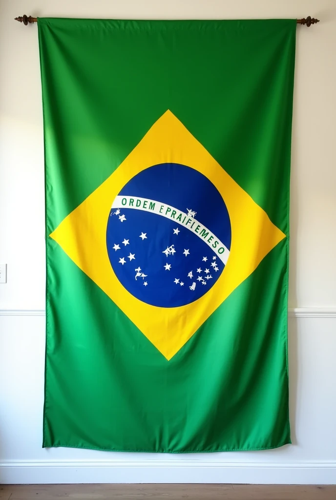 Brazilian flag just to print and paste on the wall 