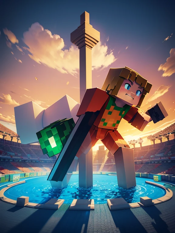 Olimpicraft Games (Minecraft version of the Olympic Games logo and they are called Olimpicraft games)
