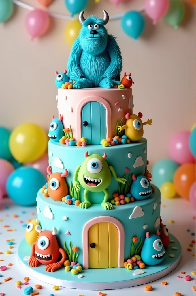 A Monster Inc. cake