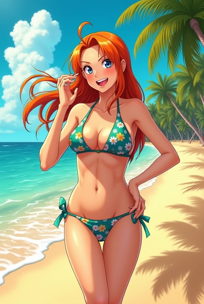 Nami in a swimsuit