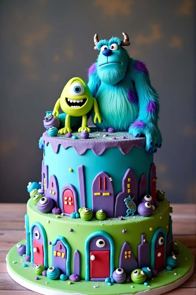 Make a Monster Inc cake