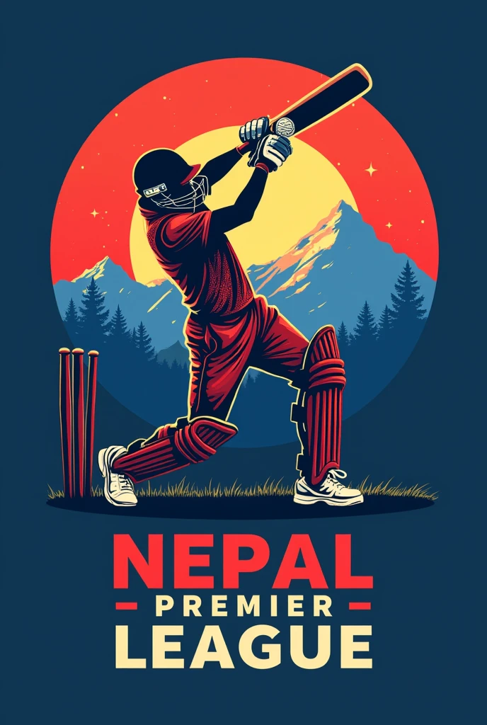 Napal premier league logo :- a cricket league of nepal