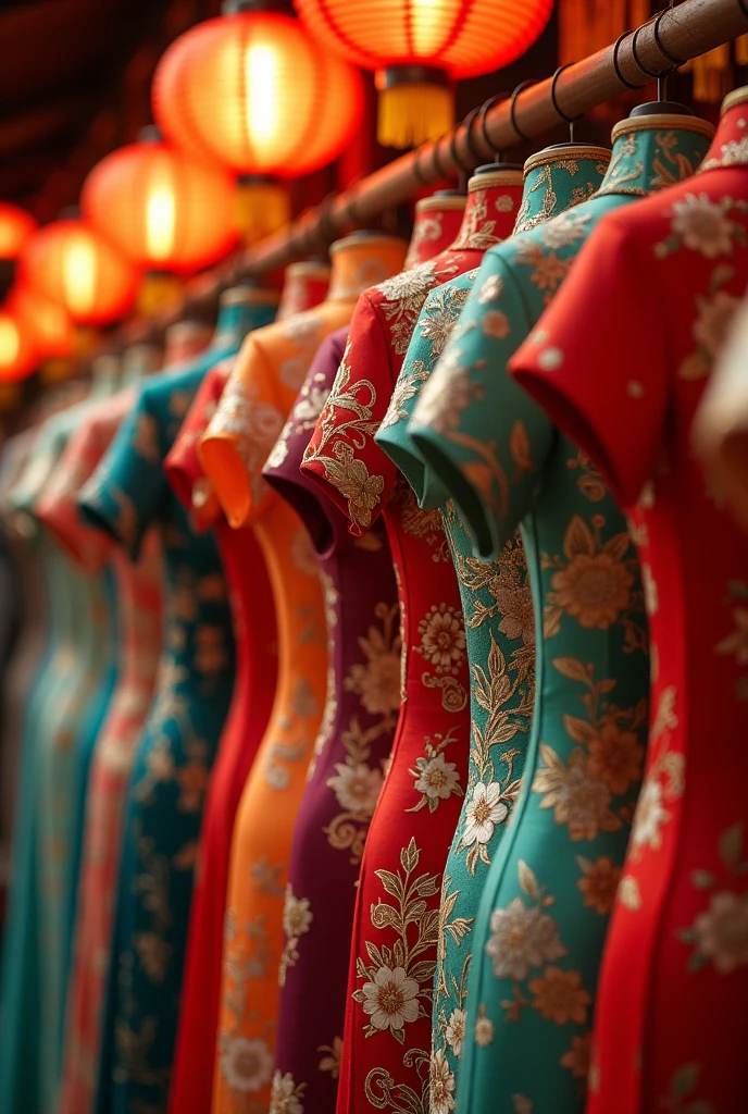 Toutes les robes chinoises possibles.