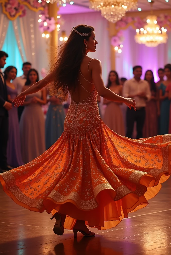 A pretty one shaking her hips