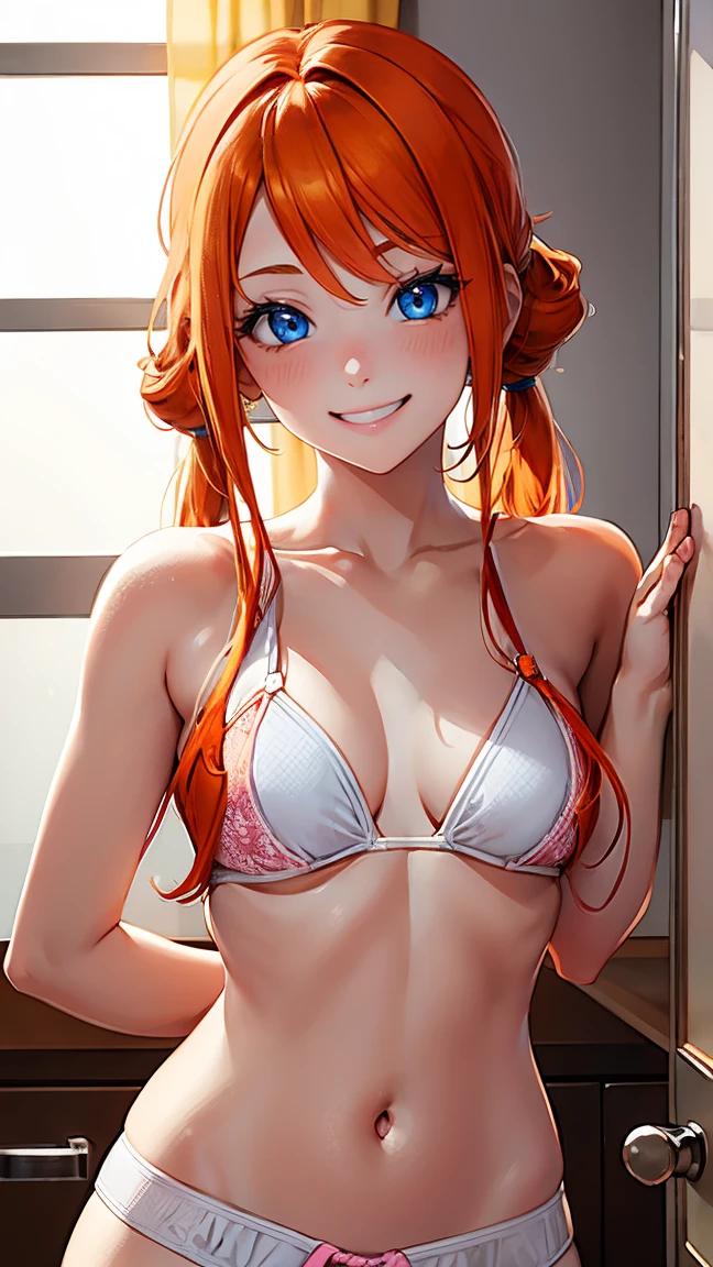 (Highest quality, 8k, masterpiece :1.3),Mrs. Yuigahama,ガハMom, As I expected, my youth romantic comedy is wrong。, One woman,Bun Hair,30 years old,Mom,Orange Hair,orgasm,Sexy pose,Voluptuous body,Perfect Anatomy,nsfw