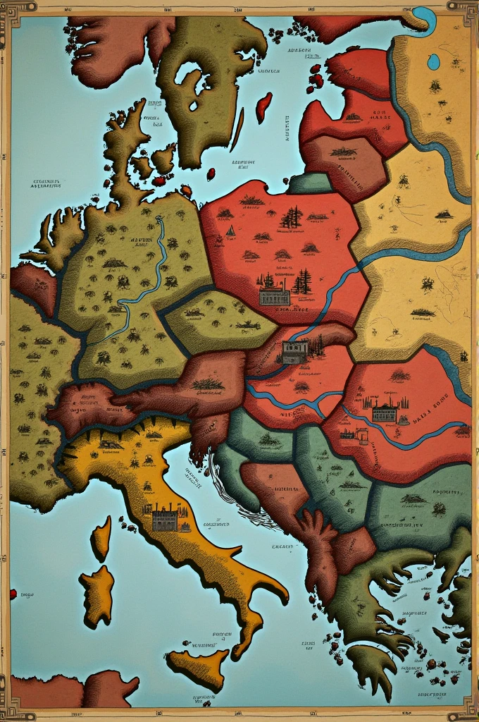 Create a map where Austria-Hungary invades Serbia and takes it over completely.