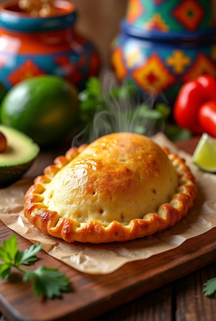 Corn Empanada Advertising Image