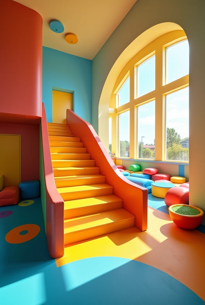  ramps for easy access to the second floor for children with disabilities 
