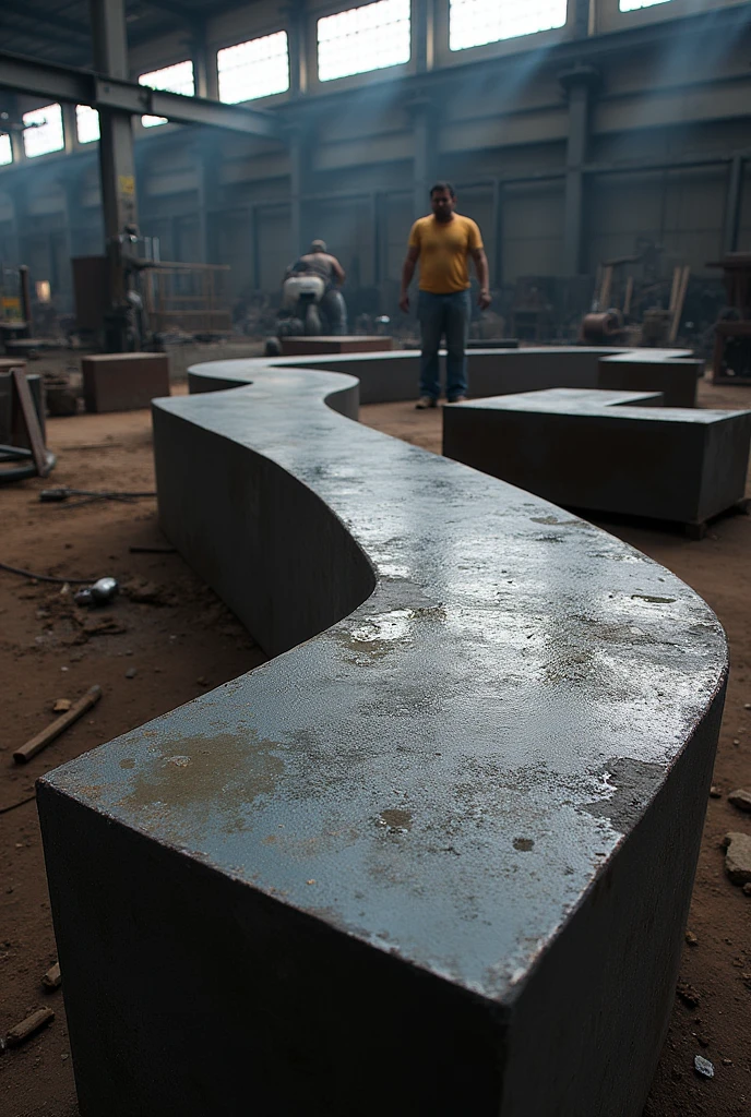 Steel bar shaped like "L"