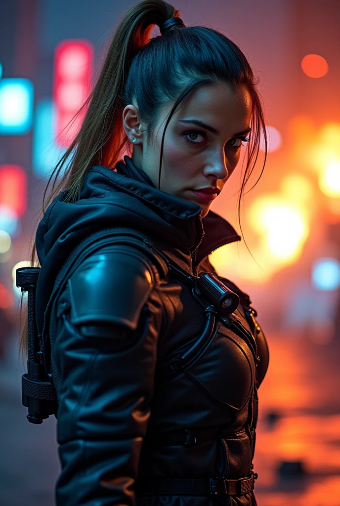 Profile picture for a tik tok account, dedicated to uploading parts of action movies and series