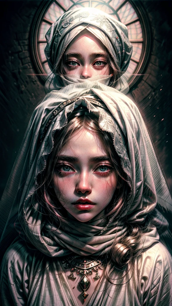 (((WEARING HEADSCARF A ISLAMIC VEIL ON HEAD, ILLUSTRATION)))
young female albino skin, snow white skin, white hair,lovely face, crimson lovely big eyes, crimson medieval clothes, innocent face, islamic islamic islamic islamic mythologicalA extremely delicate and beautiful silver-haired girl,Blue pupils,Intricate details, depth of focus,highly detailed, digital painting, artstation, concept art, character art, art by greg rutkowski and tyler jacobson and alphonse mucha Islamic Islamic 8k big lovely eyed wearing veil on head islamic wearing a headscarf veil 👰♀ big huge lovely eyes a detailed portrait of a cute goth brunette girl, by justin gerard and greg rutkowski and agnes cecile, digital art, realistic painting, dnd, character design, trending on artstation islamic islamic beautiful like moon young female albino skin, snow white skin, white curly hair, slender face, crimson eyes, crimson medieval clothes, innocent face, islamic islamic islamic islamic mythological big eyed, big eyed silver COLOR EYES,
big huge lovely big lovely eyed and large eyelashes
white long hair red lovely eyes extremely beautiful cute and innocent face girl fantasy blue long hair, green eyes, blue star on the left cheek, singing girl islamic islamic extremely detailed white skin wearing pink color rose dress 🌹 everywhere young female albino skin, snow white skin, slender face, red eyes, crimson islamic clothes, innocent face, islamic islamic islamic islamic red lovely big lovely eyed woman with veil islamic islamic beautiful like moon have pink hair, crystal like woman extremely delicate and beautiful woman, white skin, looking through the window, dress, red eyes, dark light night, intricate, elegant, sharp focus, illustration, highly detailed, digital painting, concept art, matte, art by WLOP and Artgerm and Greg Rutkowski and Alphonse Mucha, masterpiece huge lovely eyes and eyesbrows big lovely eyed symmetry, beautiful floral and glitter angel, hyper realistic face, (A beaut