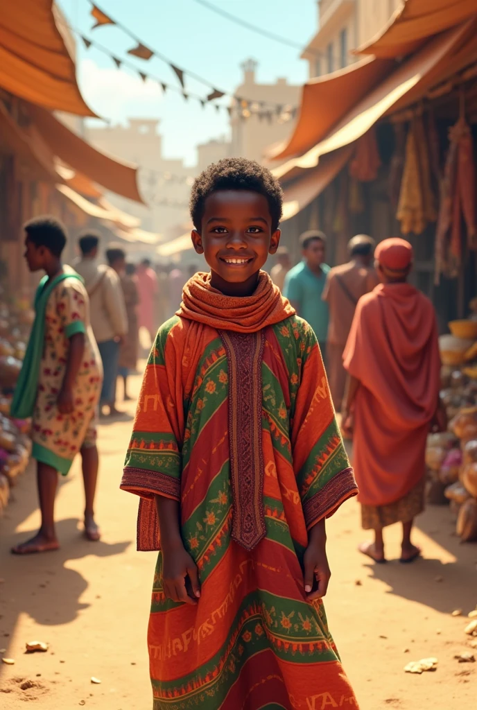 Somali boy stand