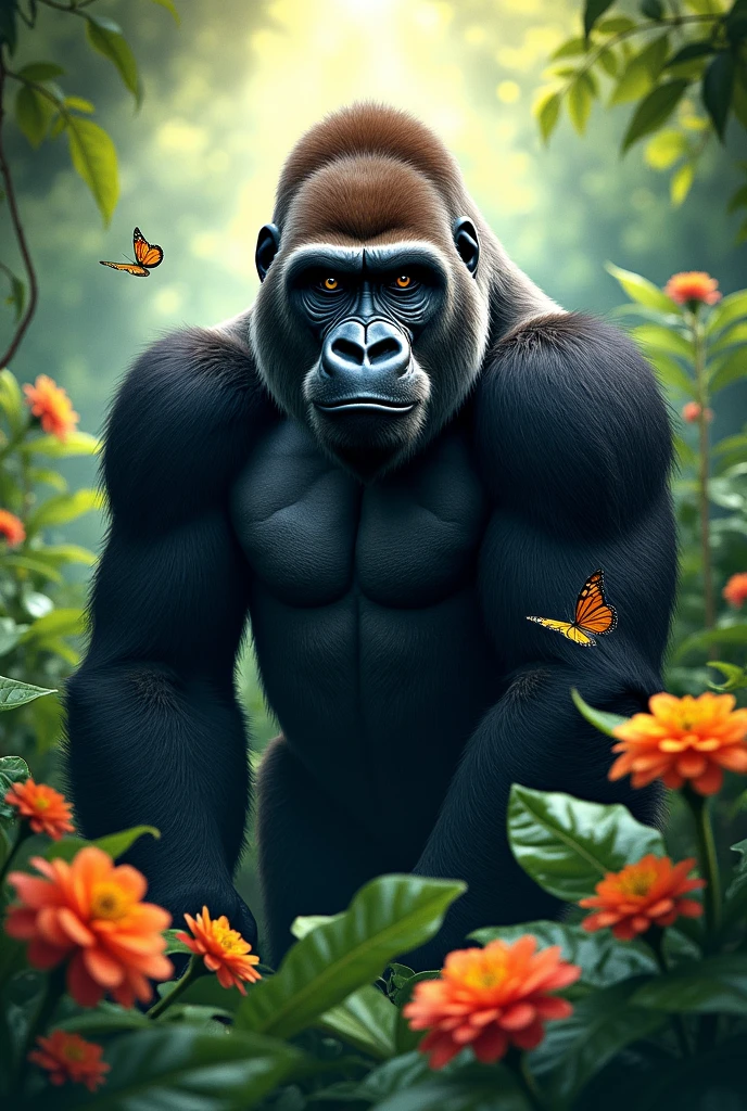 Draw a gorilla