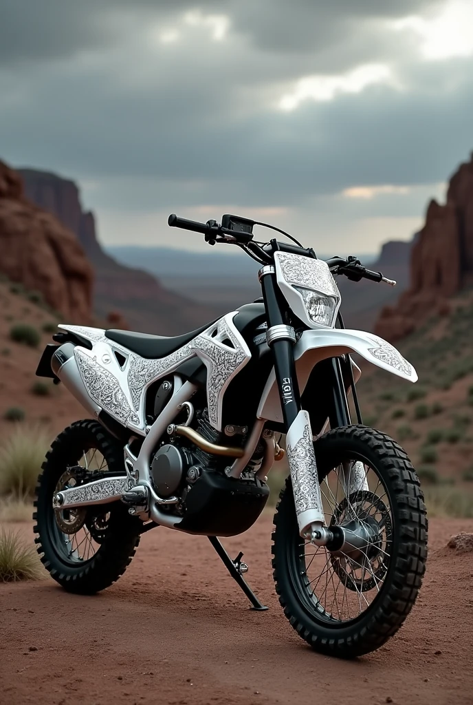Vinyl for an XR 250 Tornado but in white combinations, something more uniform, not so simple. Add traditional but masculine style, another proposal.