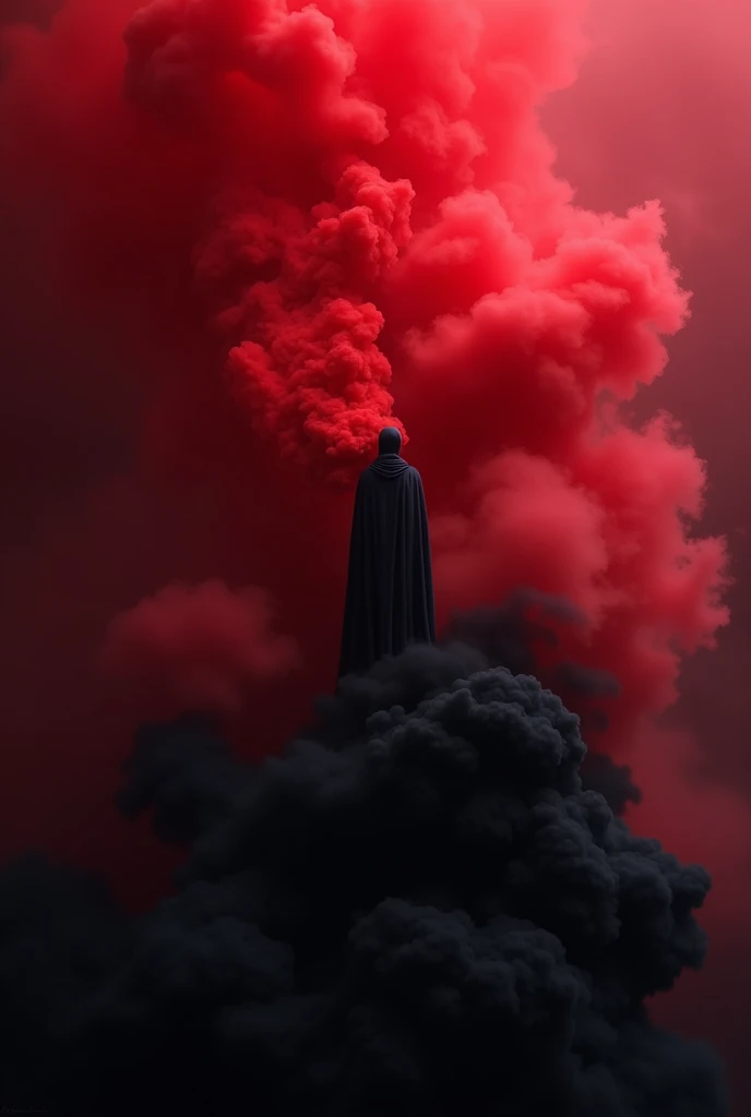 Red and black background