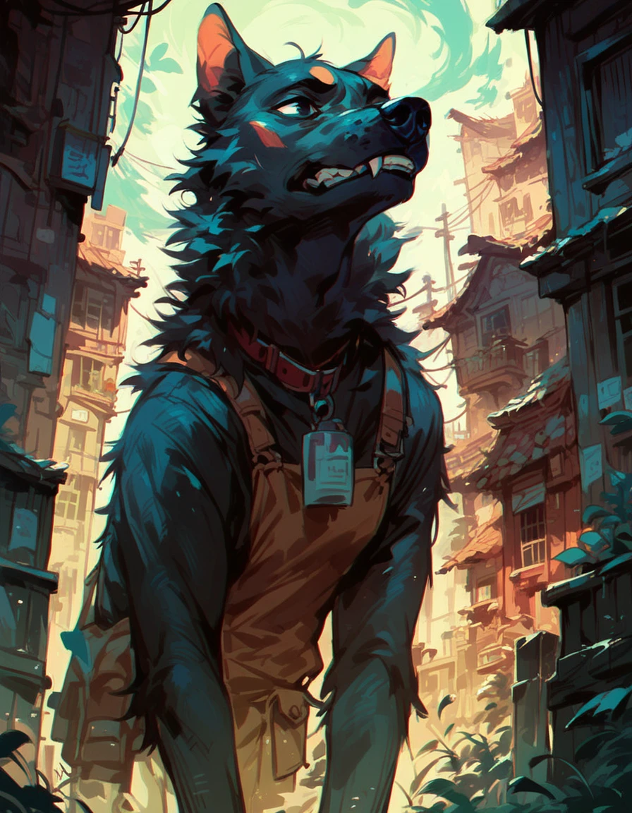 a dog