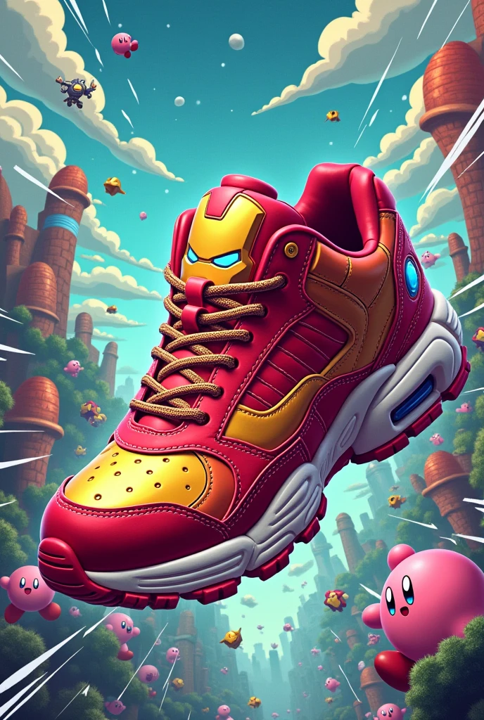 Iron man shoe with Kirby 